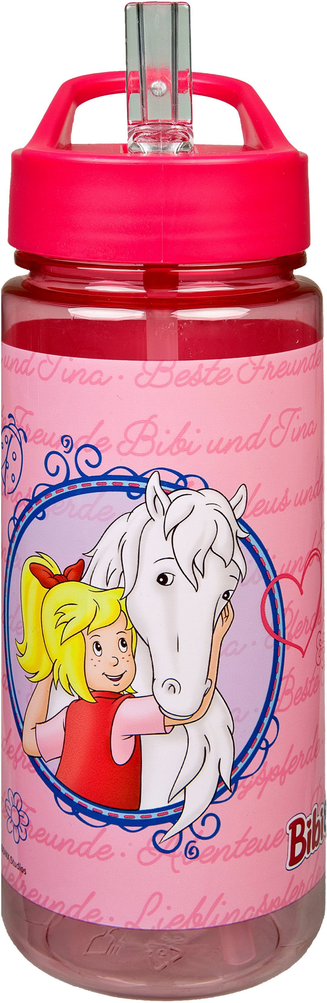 Scooli Lunchbox Bibi & Tina, Kunststoff, (Set, 2-tlg), Brotzeitdose & Trinkflasche