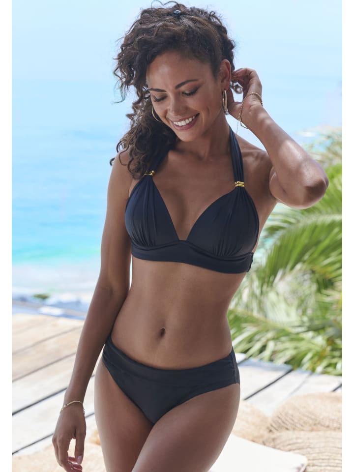 LASCANA Triangel-Bikini in schwarz günstig kaufen