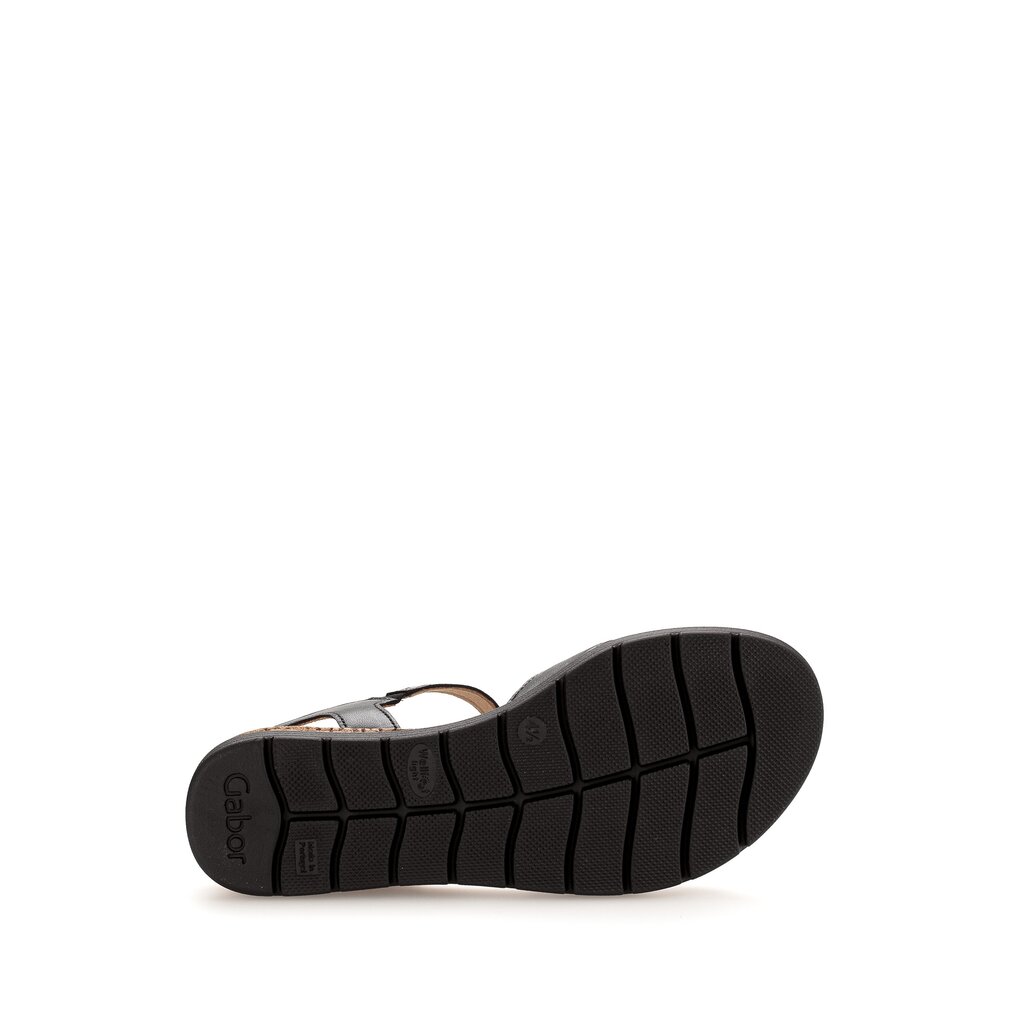 Gabor comfort Keilsandalette schwarz