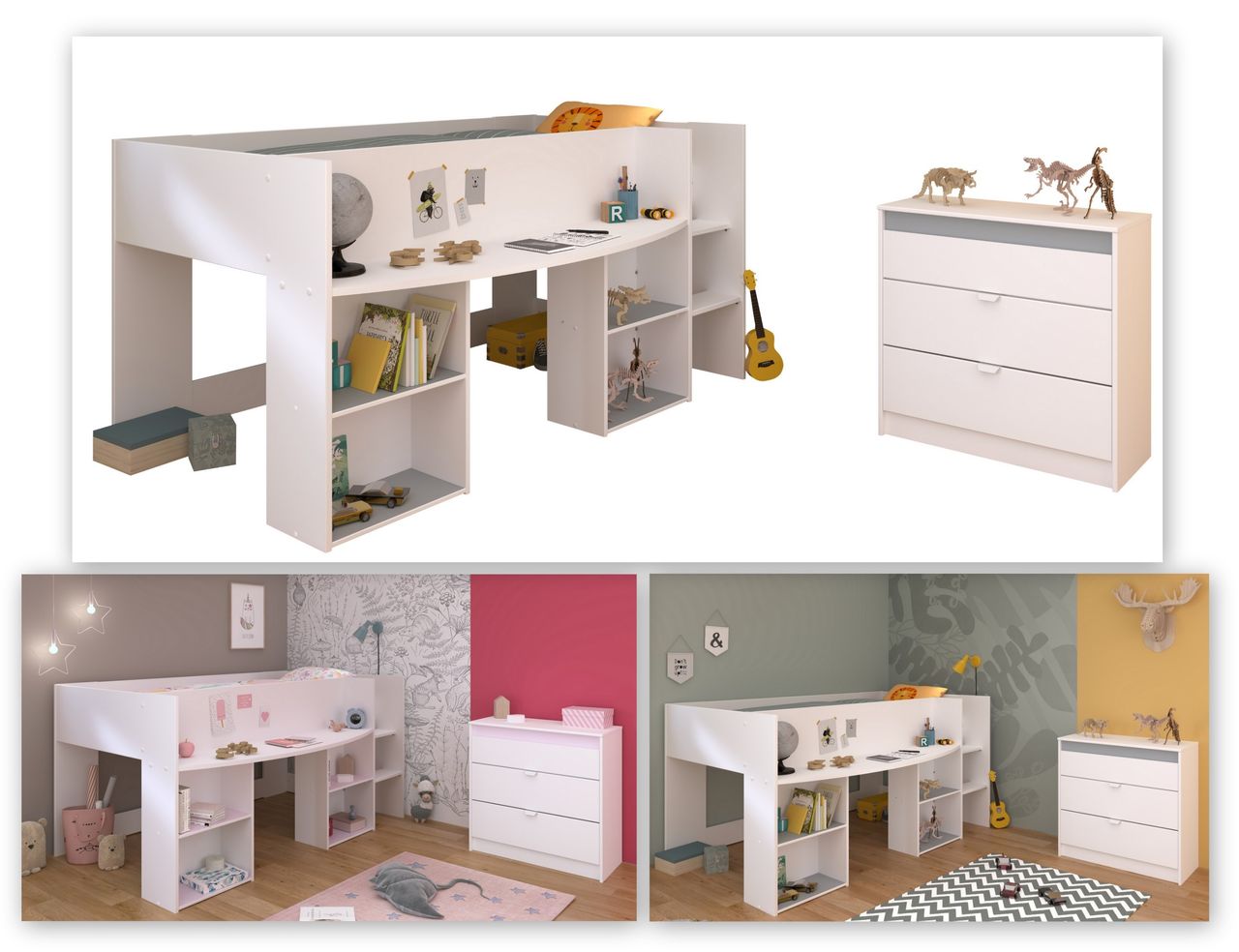 Parisot Kinderzimmer, 2-tlg., Pirouette 16