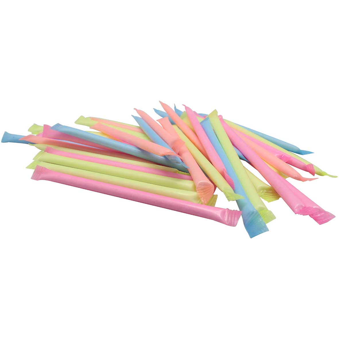 Bunte Schleckpulverstangen 500er