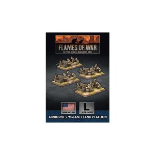 Parachute 57mm Anti-Tank Platoon  (x4 Plastic)