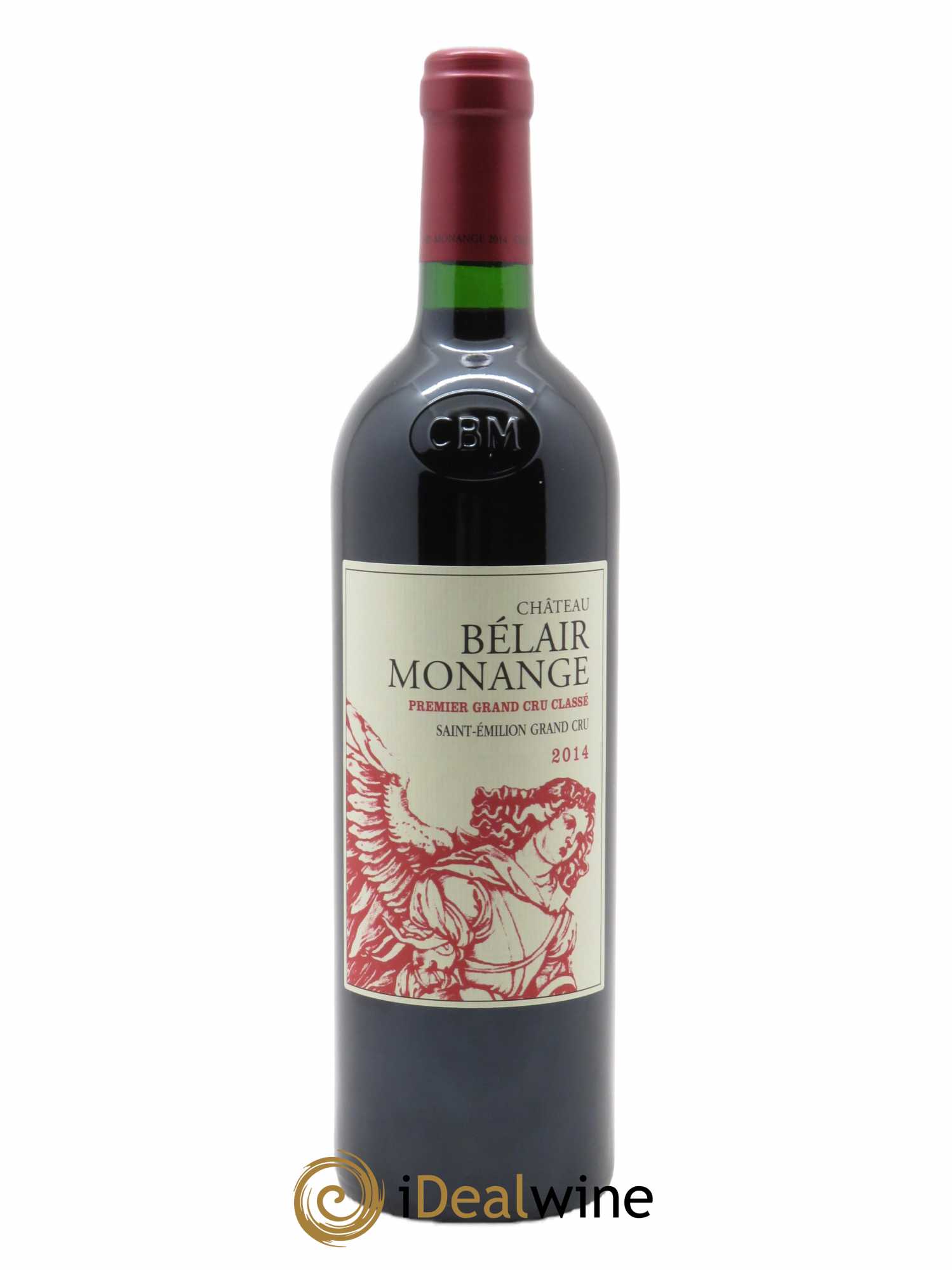 Château Belair (Belair-Monange) 1er Grand Cru Classé B  2014 - Lot de 1 Bouteille