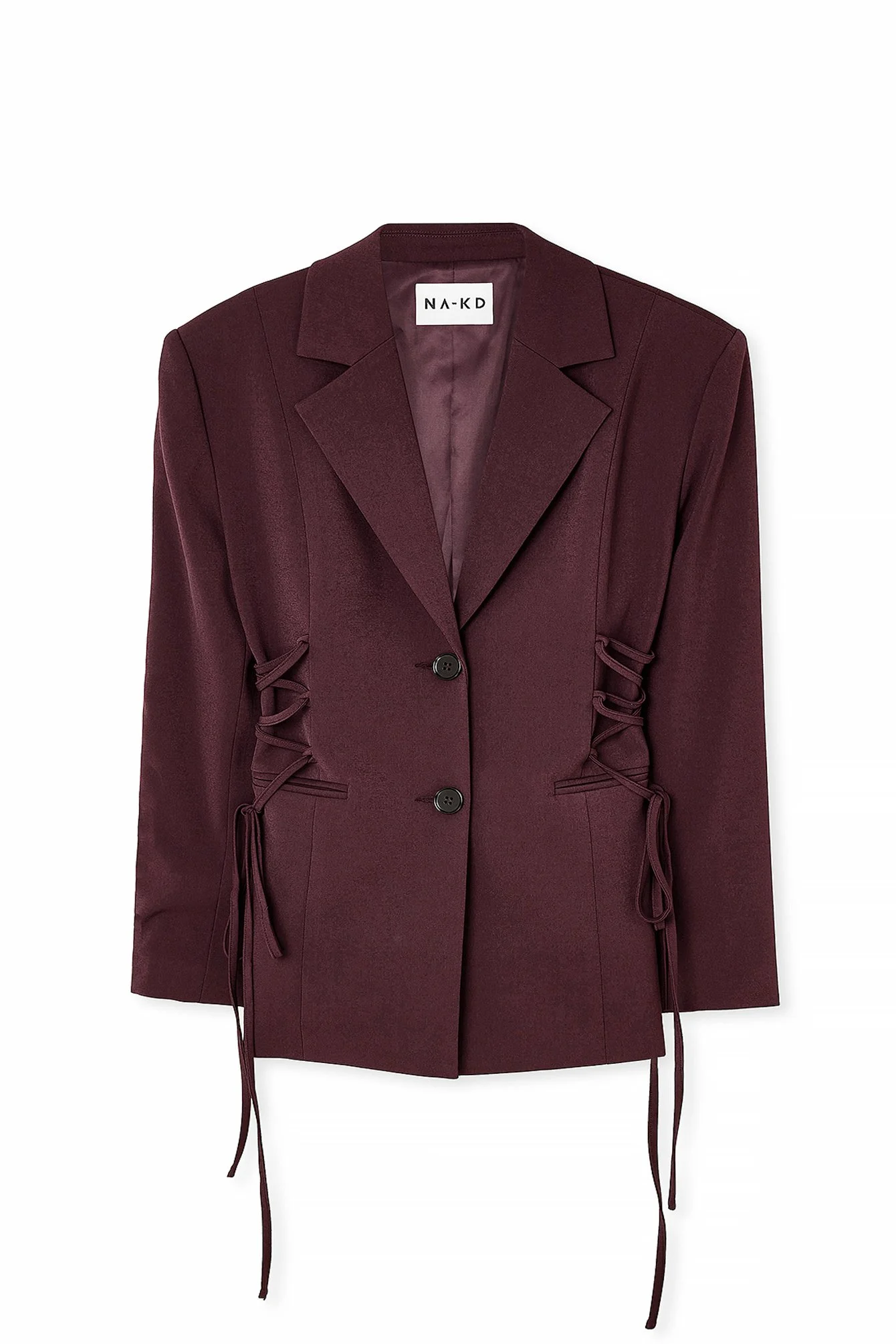 Blazer mit Schnürdetails