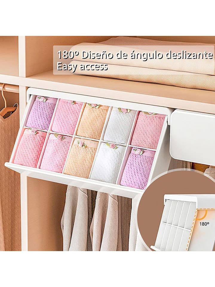 Joybos Wäsche-Organizer in Weiß - (B)36 x (H)8,5 x (T)18 cm günstig kaufen onesize