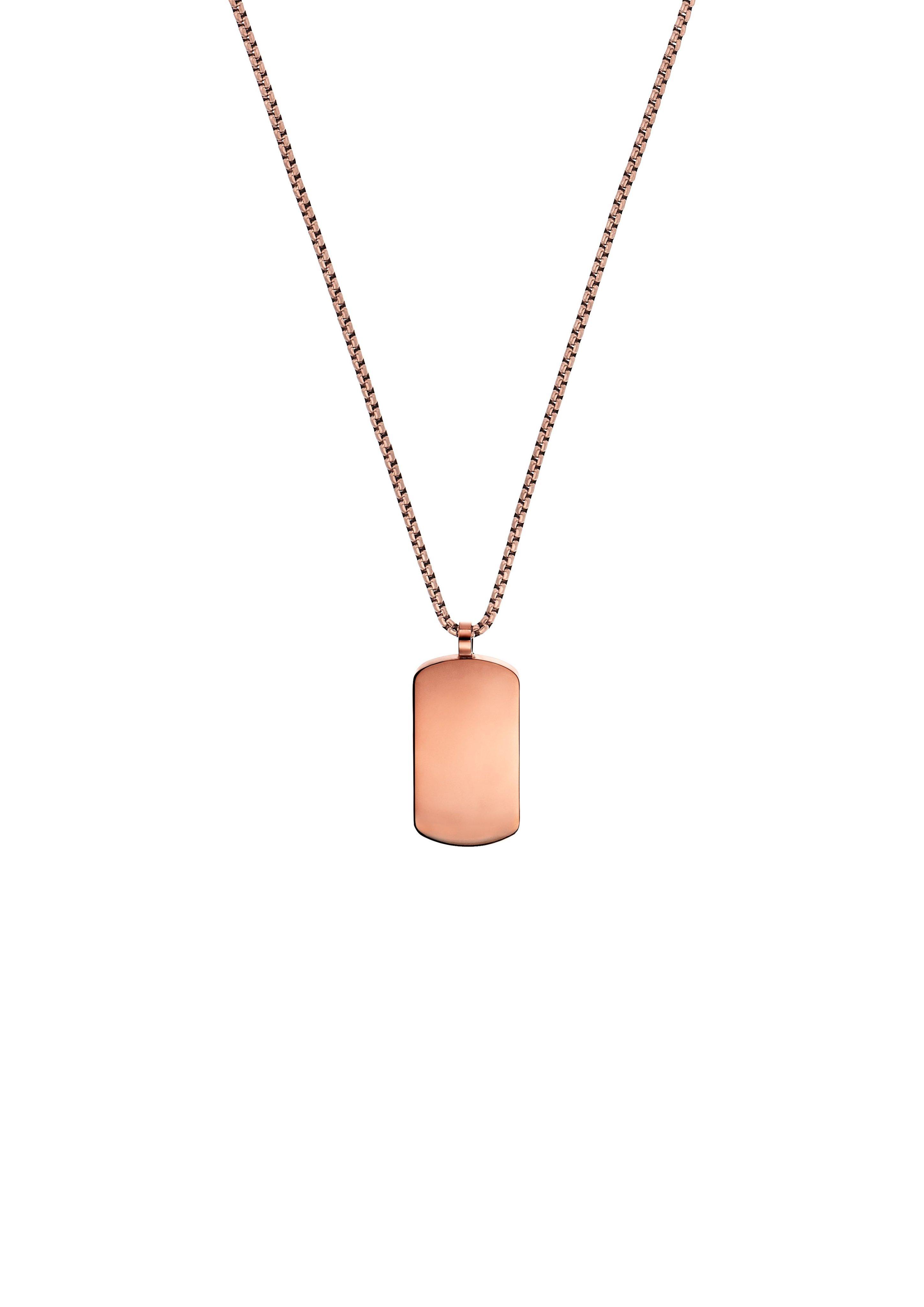 Dog-Tag-Kette in Kupfer  6009615-95B0