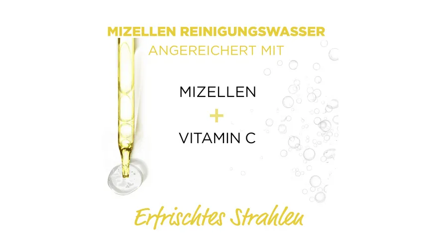 Garnier Skin Active Mizellen Reinigungswasser Vitamin C für müde Haut 400 ml