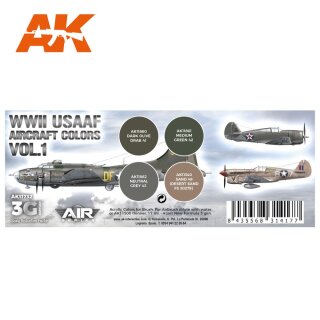 WWII USAAF Aircraft Colors Vol.1