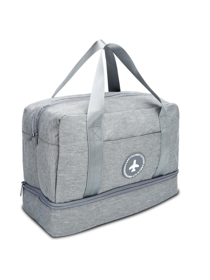 Intirilife Wasserfeste Reisetasche in GRAU günstig kaufen onesize