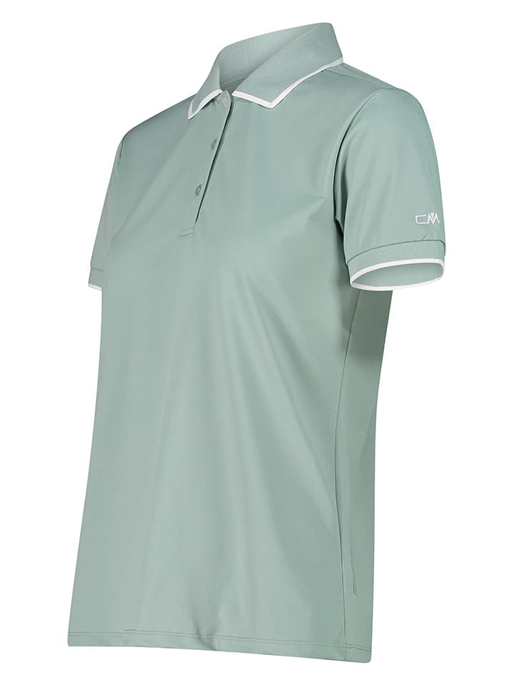 CMP Funktionspoloshirt in Grün günstig kaufen