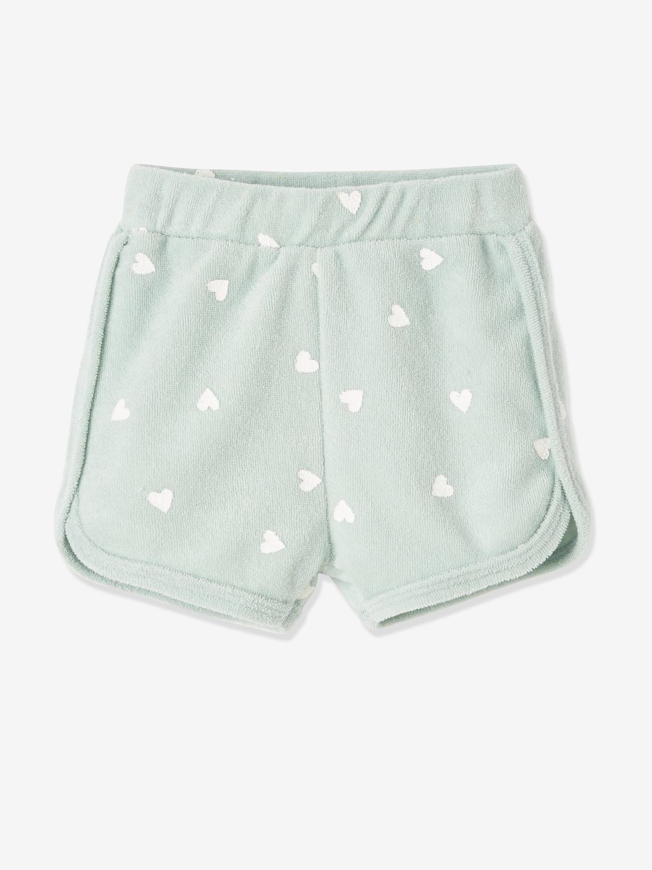 Lot de 4 shorts en éponge bébé lot jaune épicé