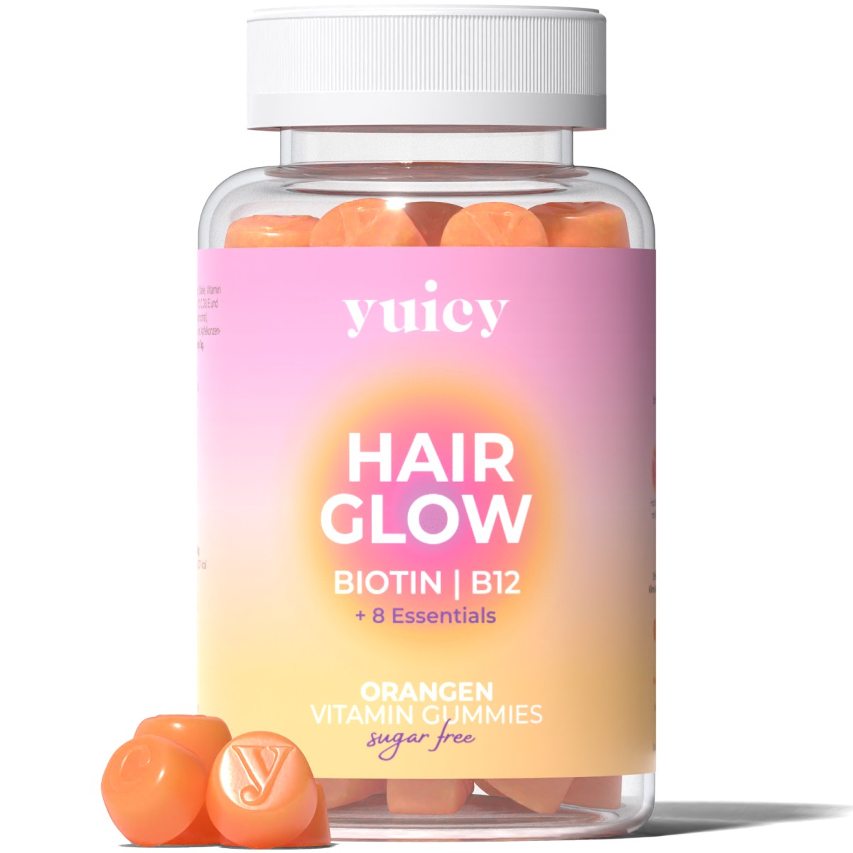 Hair Glow Vitamin Gummies - zuckerfrei