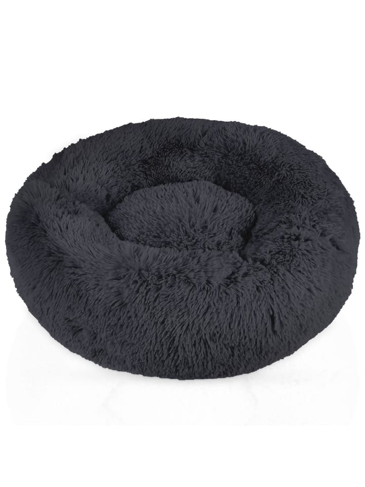 Intirilife Hundebett Katzenbett in Dunkel Grau 80cm günstig kaufen 80 cm