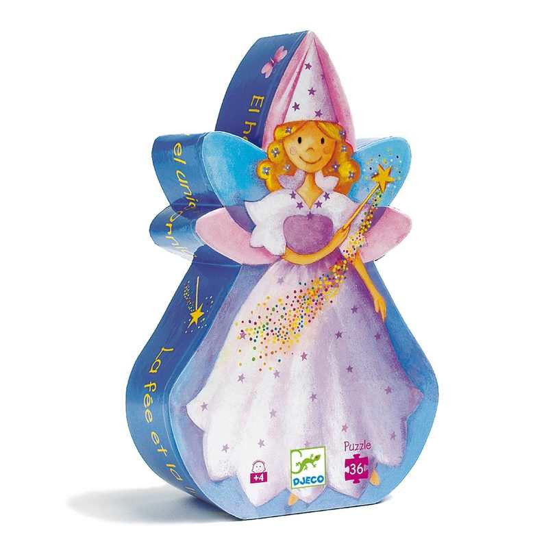 Puzzle La fée et la licorne 36 pièces Djeco