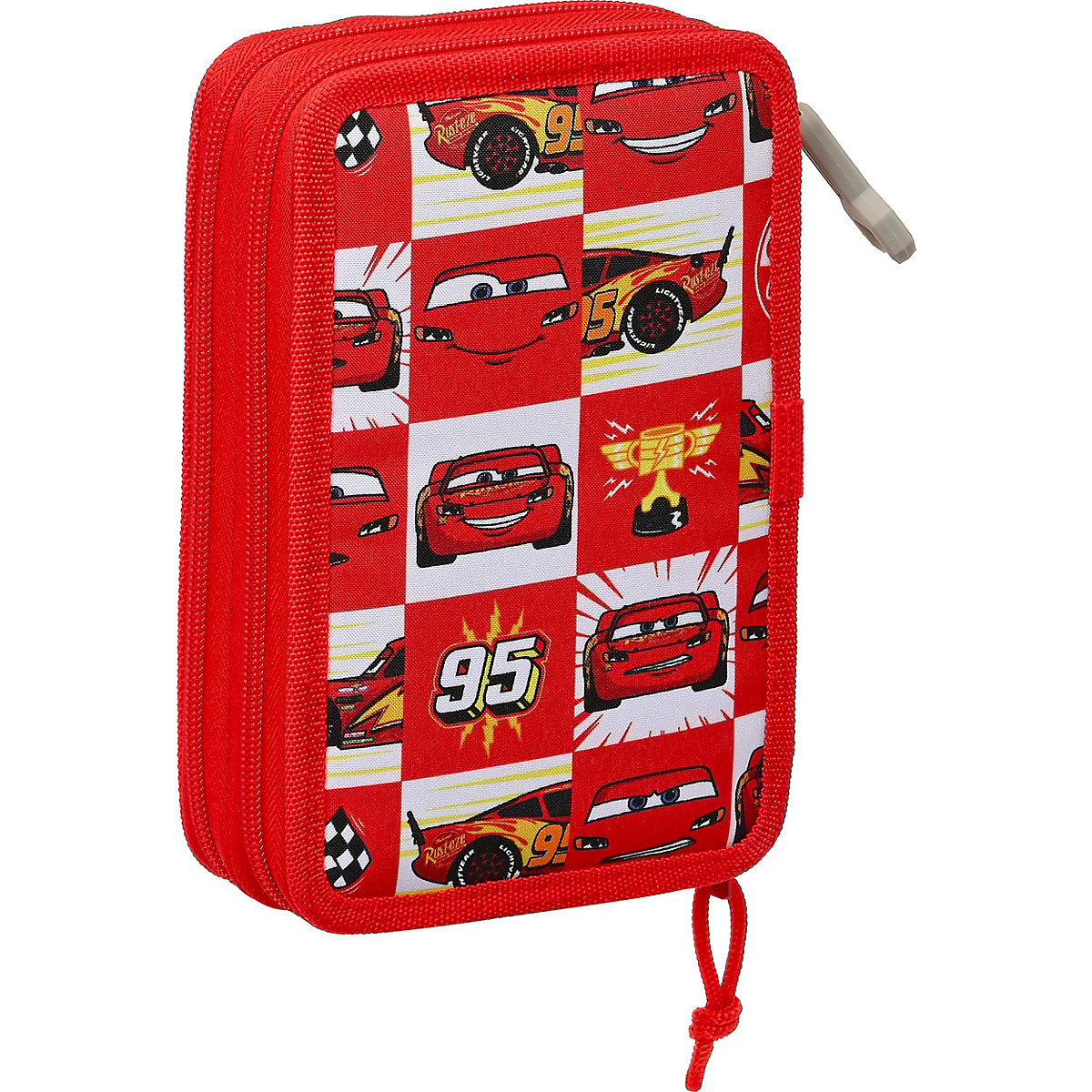 Doppel-Federmäppchen   Cars LET'S RACE, befüllt, 28-tlg.