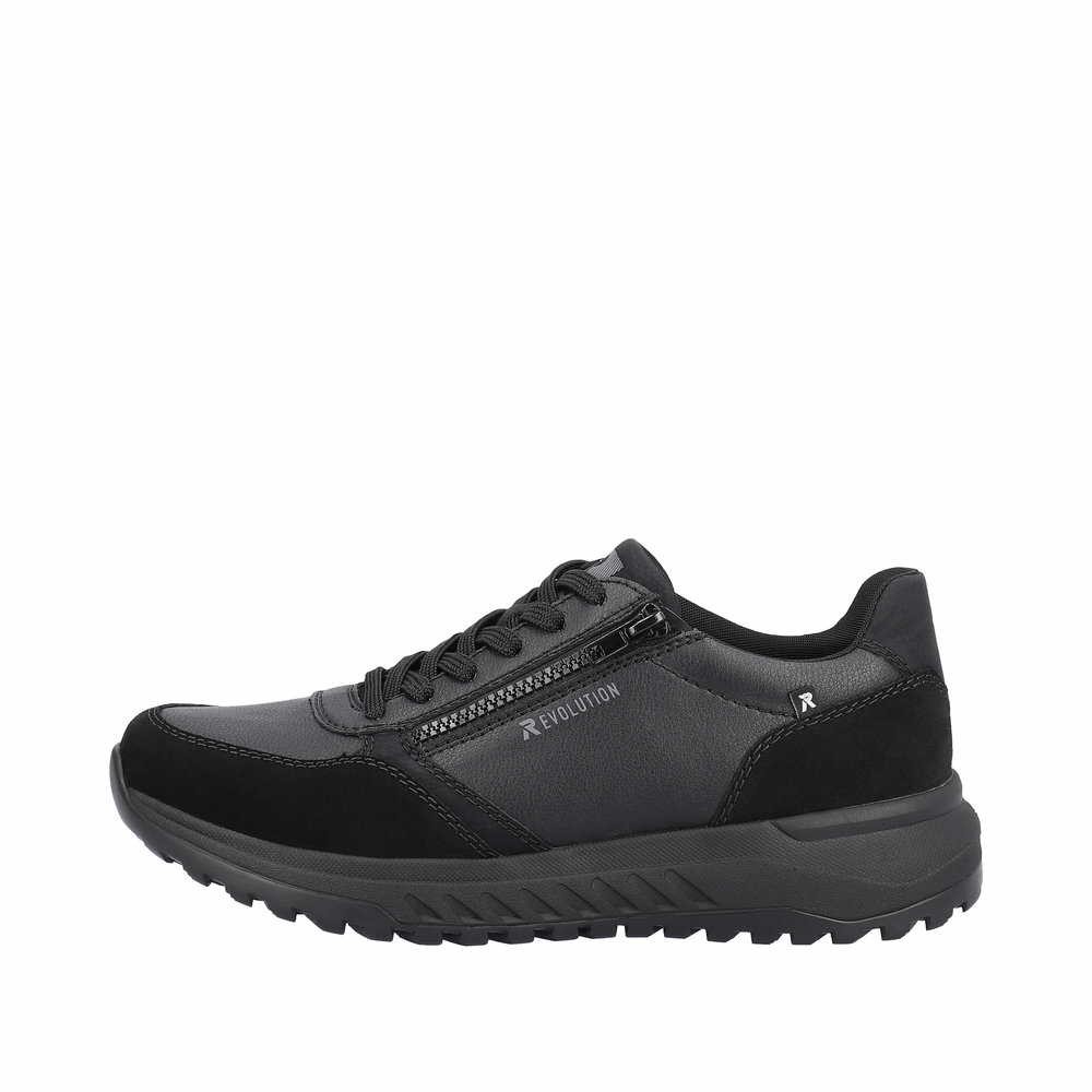 RIEKER Freizeit Schnürer schwarz U0101 00 Herren Sneaker Schwarz