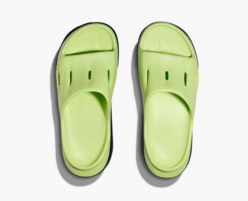 Ora Recovery Slide 3 Lettuce / Bellwether Blue