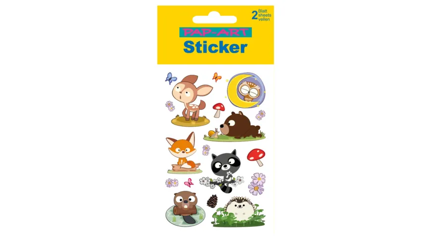 PAP-ART Sticker Glitter Igel