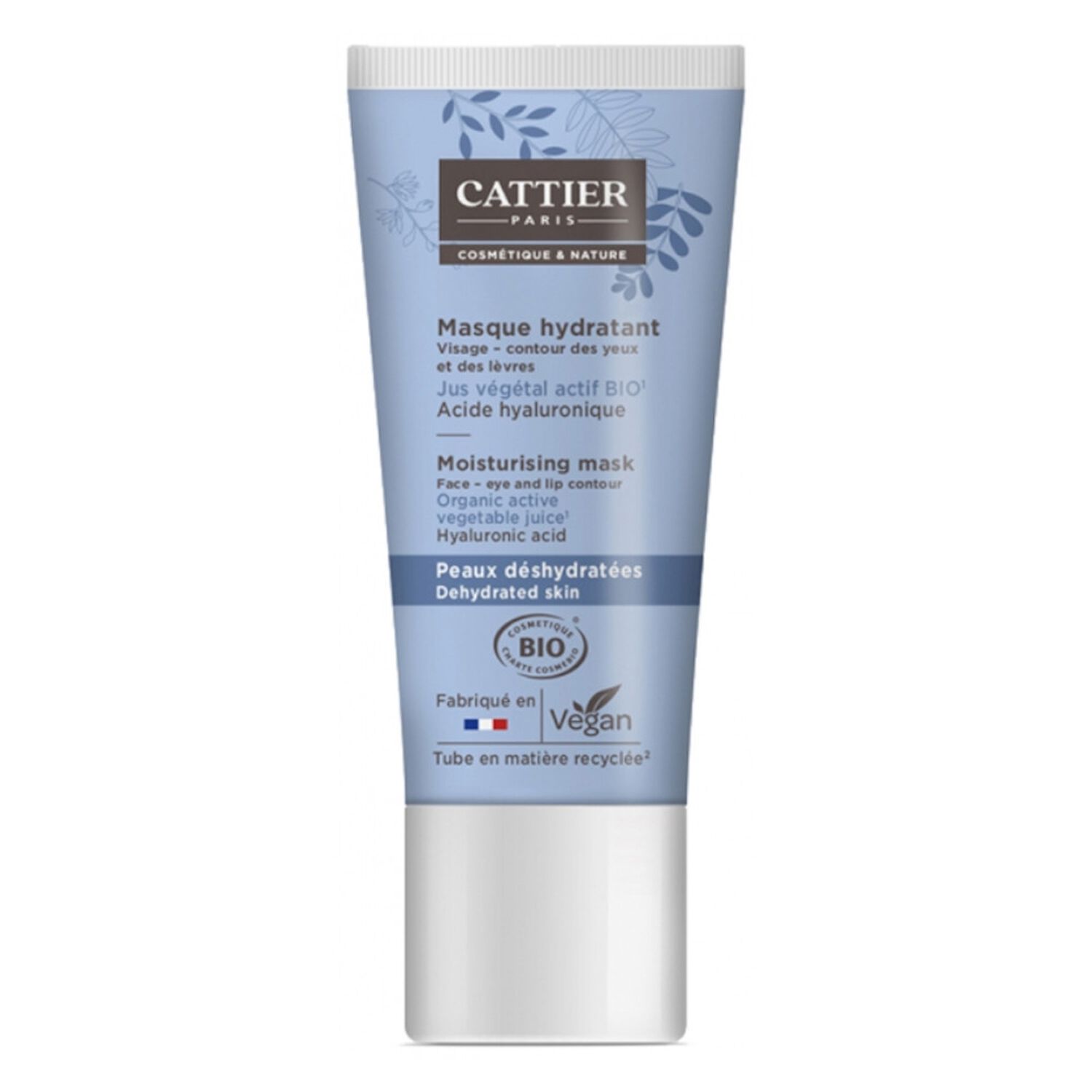 Cattier Masque Hydratant Visage-Contour des Yeux et Lèvres 50 ml