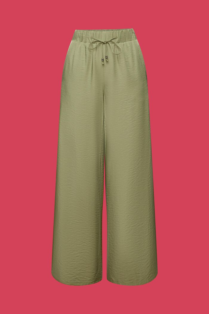 Satinhose mit weitem Bein