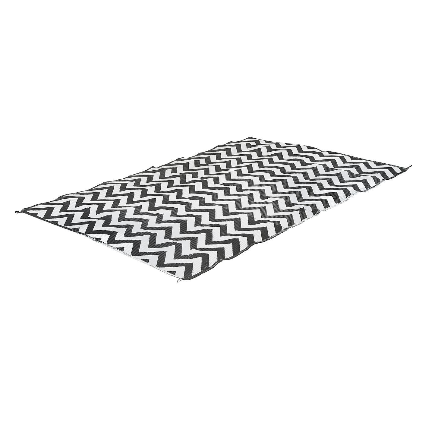 Bo-Camp Wave 350 x 270 cm schwarz weiße Chill-Matte