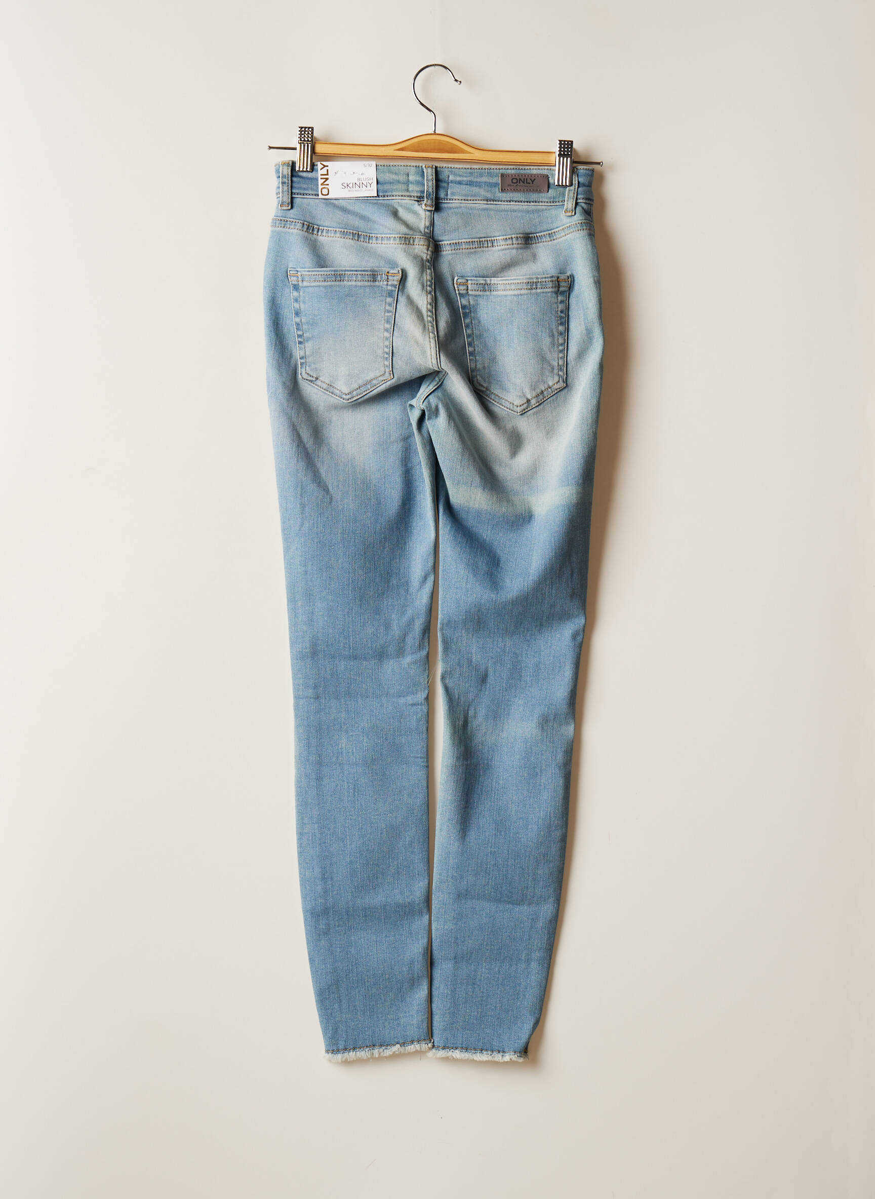 Only Jeans Coupe Slim Femme couleur bleu