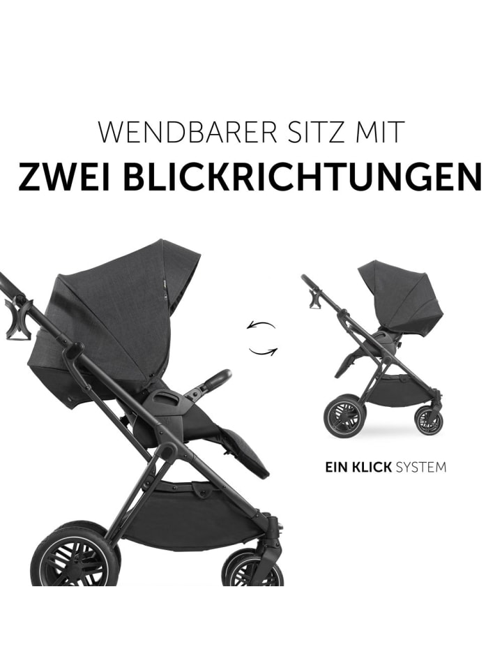 Hauck Kombi-Kinderwagen Vision X Duoset Silver in schwarz günstig kaufen onesize