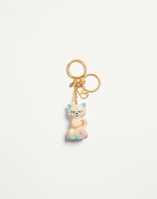 Valentino Garavani Le Chat De La Maison Nylon sleutelhanger tas charme