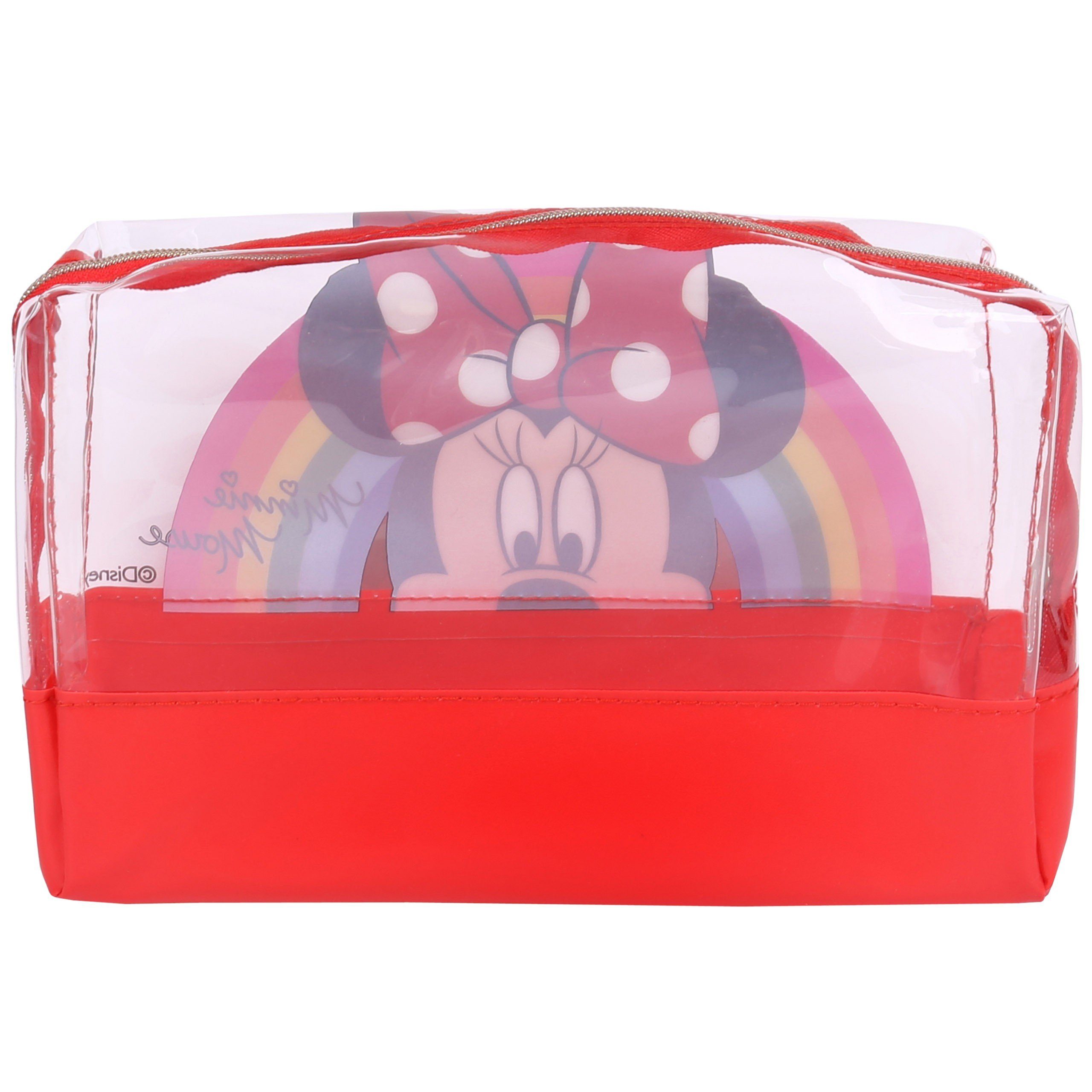 Sarcia.eu Kosmetiktasche Minnie Mouse Damen-Kosmetiktasche für Reisen, transparent, 9x6x13cm