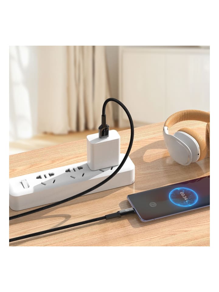 COFI 1453 Xssive Auto-Disconnect USB Typ-C Kabel 1m XSS-AD-AC in Schwarz günstig kaufen onesize