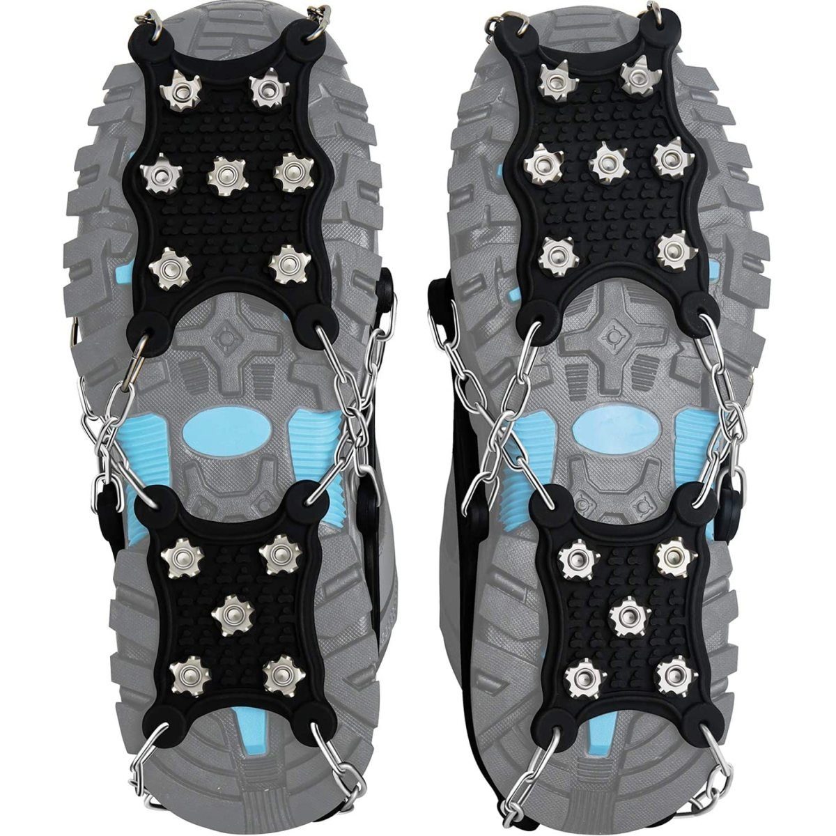 JedBesetzt Steigeisen Schuhspikes, Ice Klampen, Eisspikes für Den Stiefel,Schuhkralle M