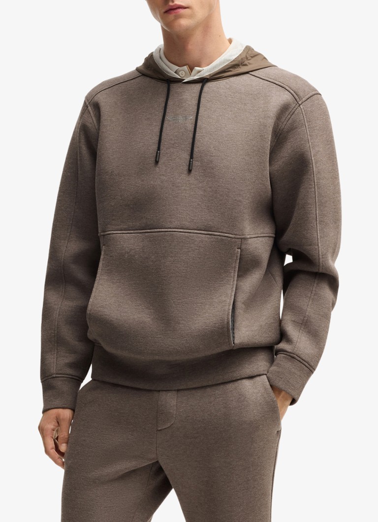 HUGO BOSS BOSS x ASTON MARTIN Hoodie with heathered design
