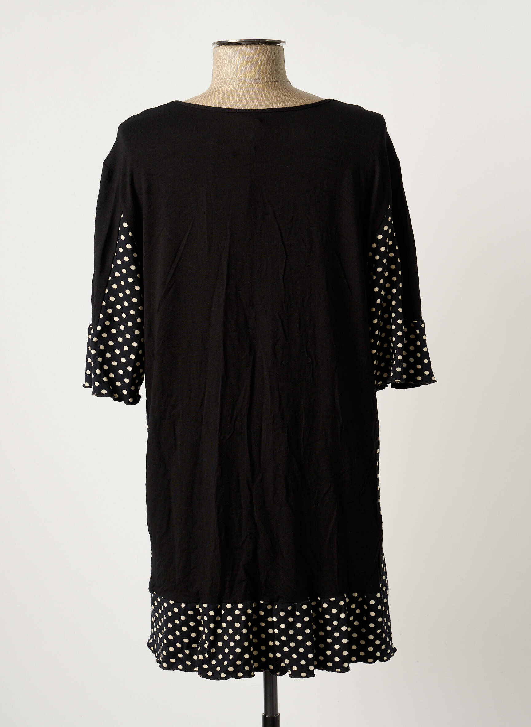Lm La Maille Tuniquemanchecourte Femme couleur noir