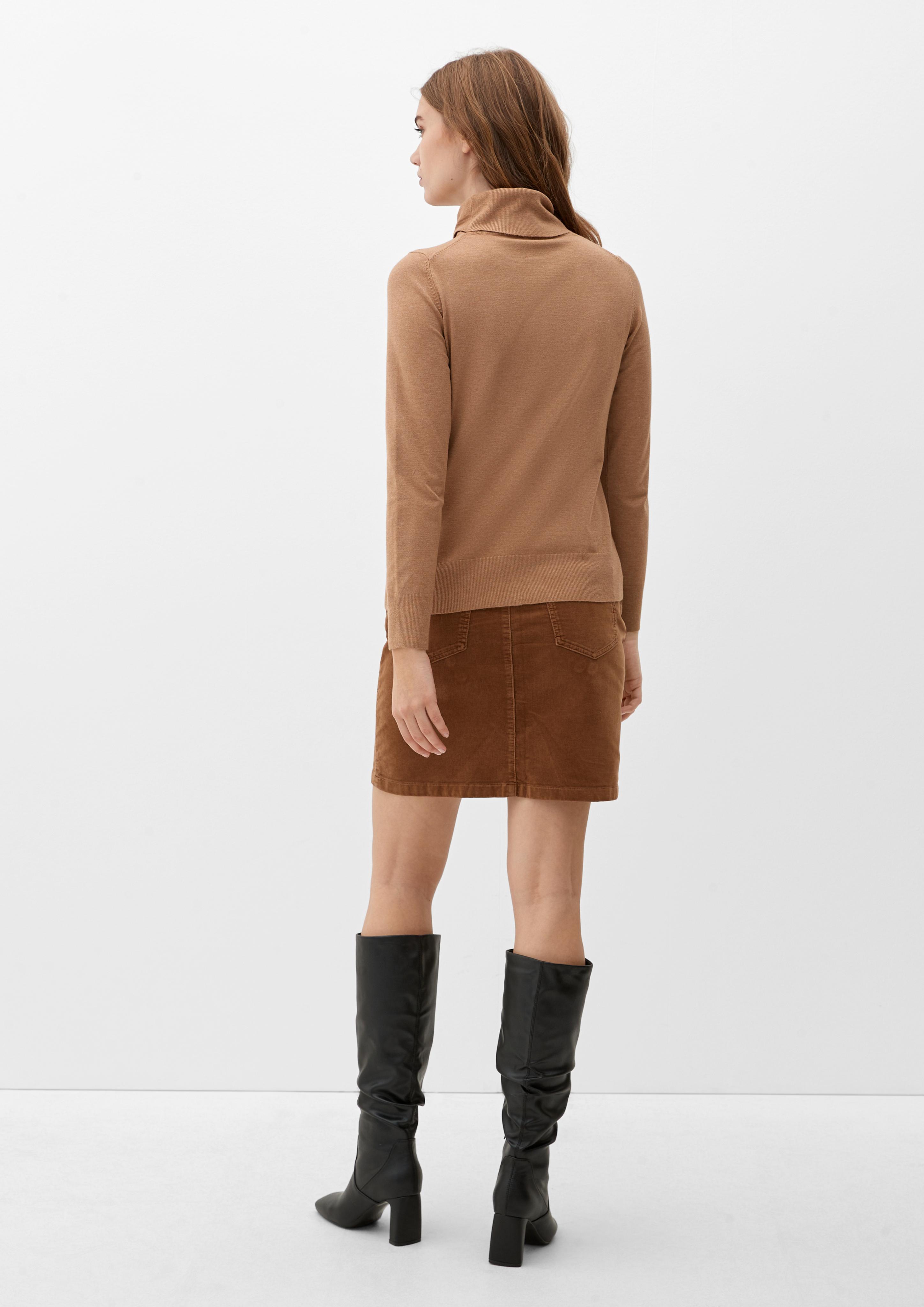 Rollkragenpullover aus Viskosemix  2121150-84W5