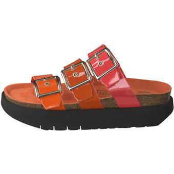 Genuins Cristi Vegan Charol Pantolette in rot