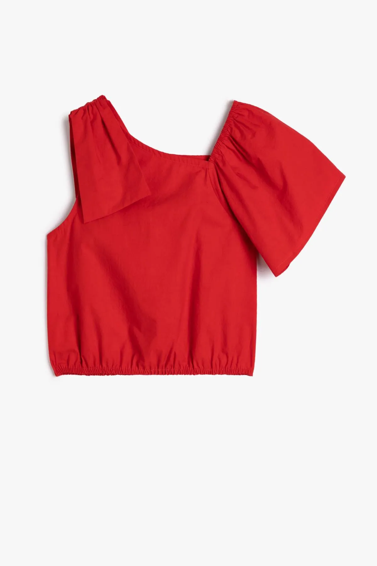 Koton  Bluse One-Shoulder-Schleife aus Baumwolle