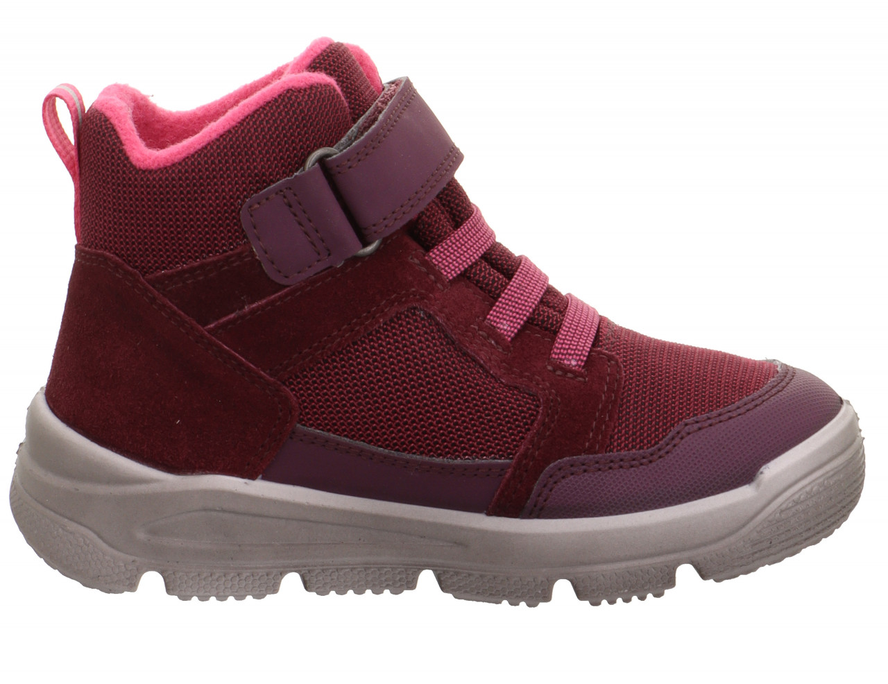 MARS - Rot/PinkBoots mit Klettverschluss