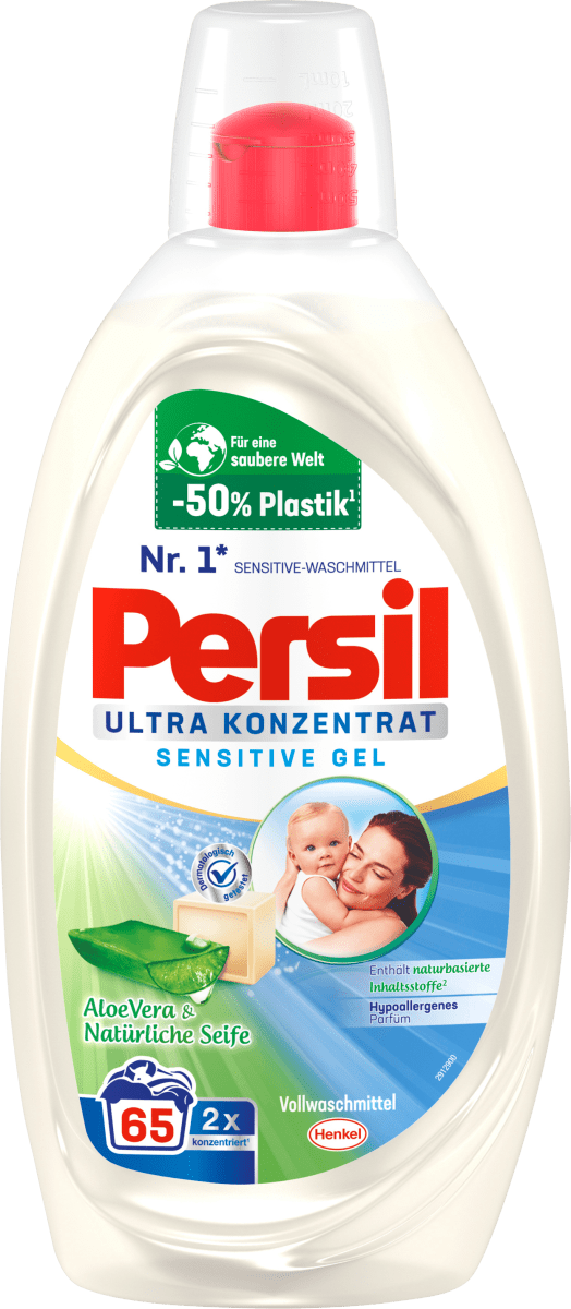 Vollwaschmittel Sensitive Gel Ultra-Konzentrat, 130 Wl