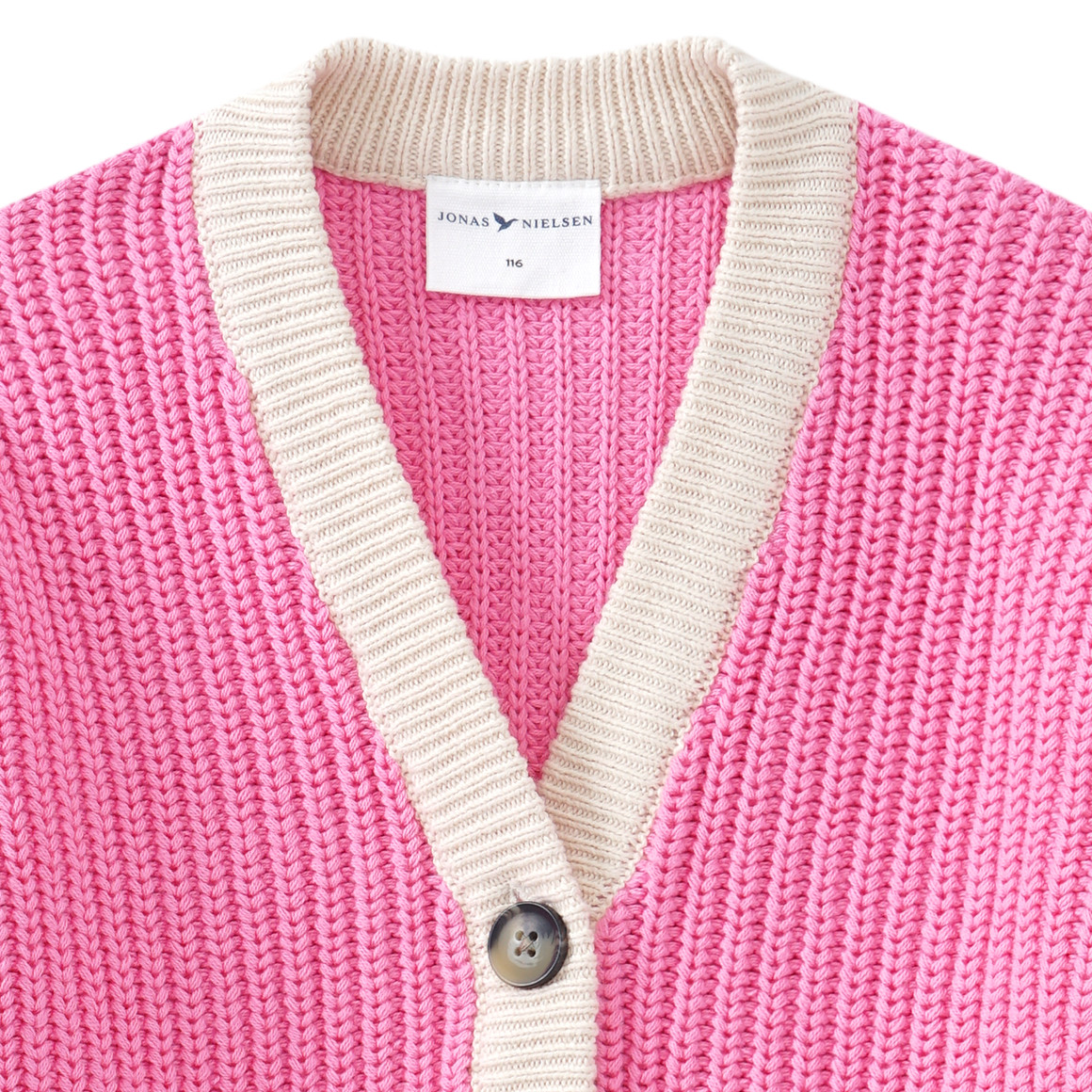 Mädchen Strickjacke mit Flächenteilern