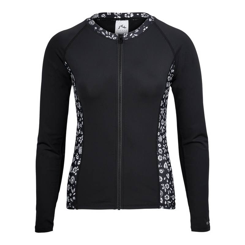 RUSTY PINA COLADA FULL ZIP LONG SLEEVE RASHIE UV Anzug Damen