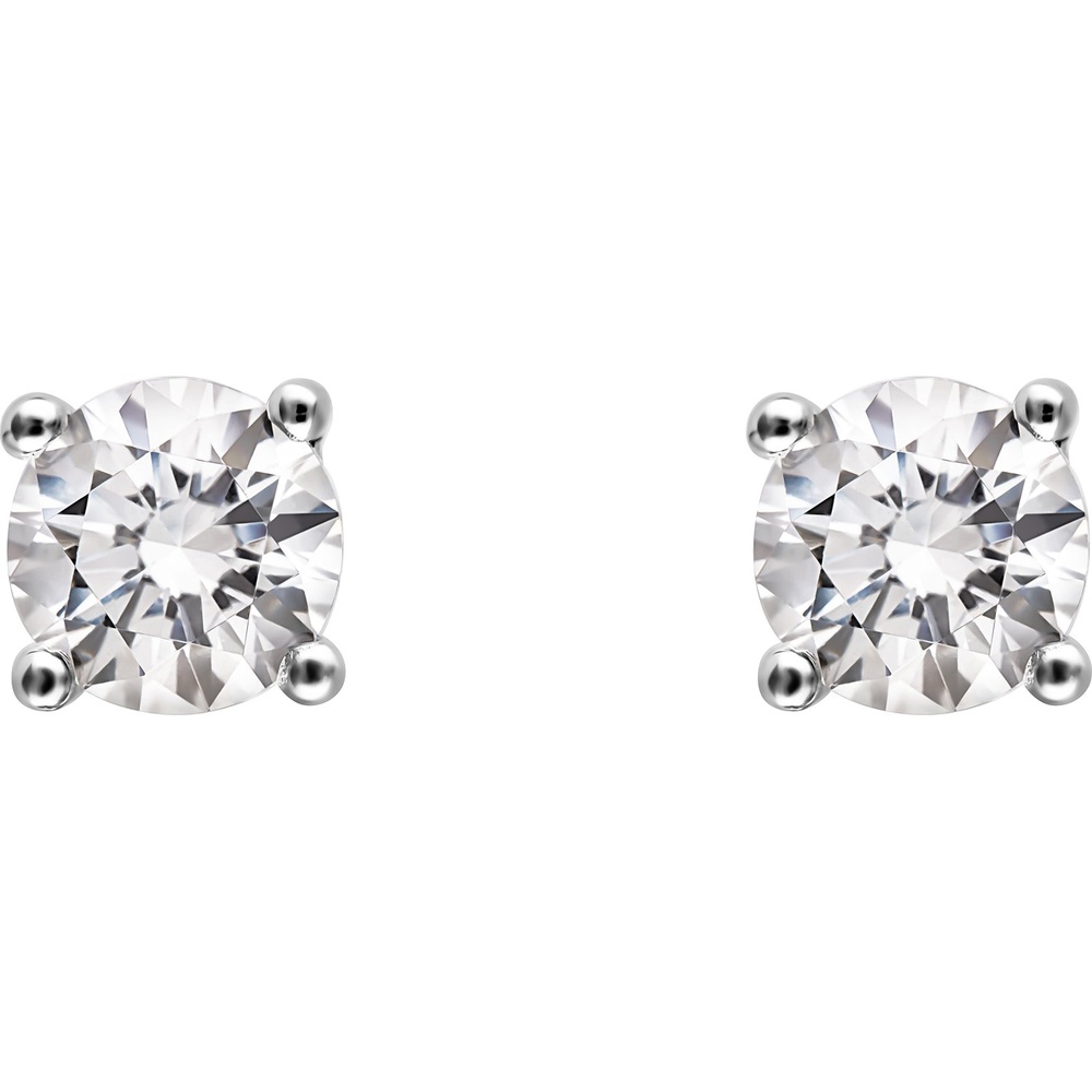 FAVS Boucles d'oreilles à fermoir à poussette 925 Argent Boucles d'oreilles