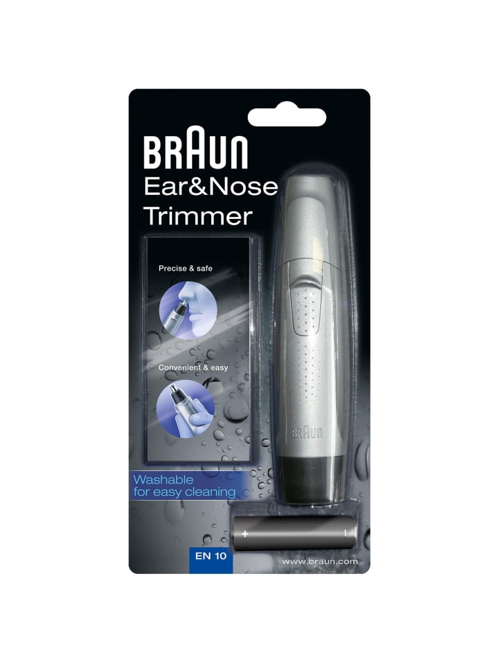 Braun EN 10, Ohr- Nasenhaarschneider in Silber günstig kaufen onesize