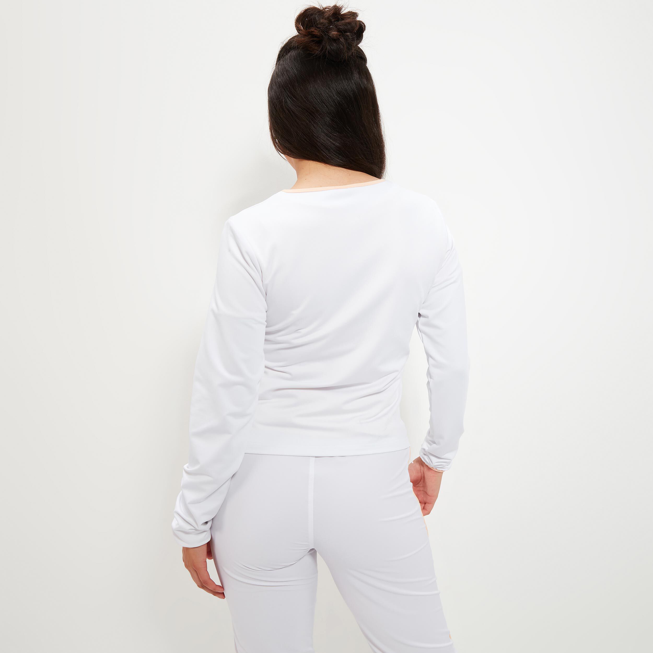 Cressida Longsleeve Damen - Weiß, Apricot