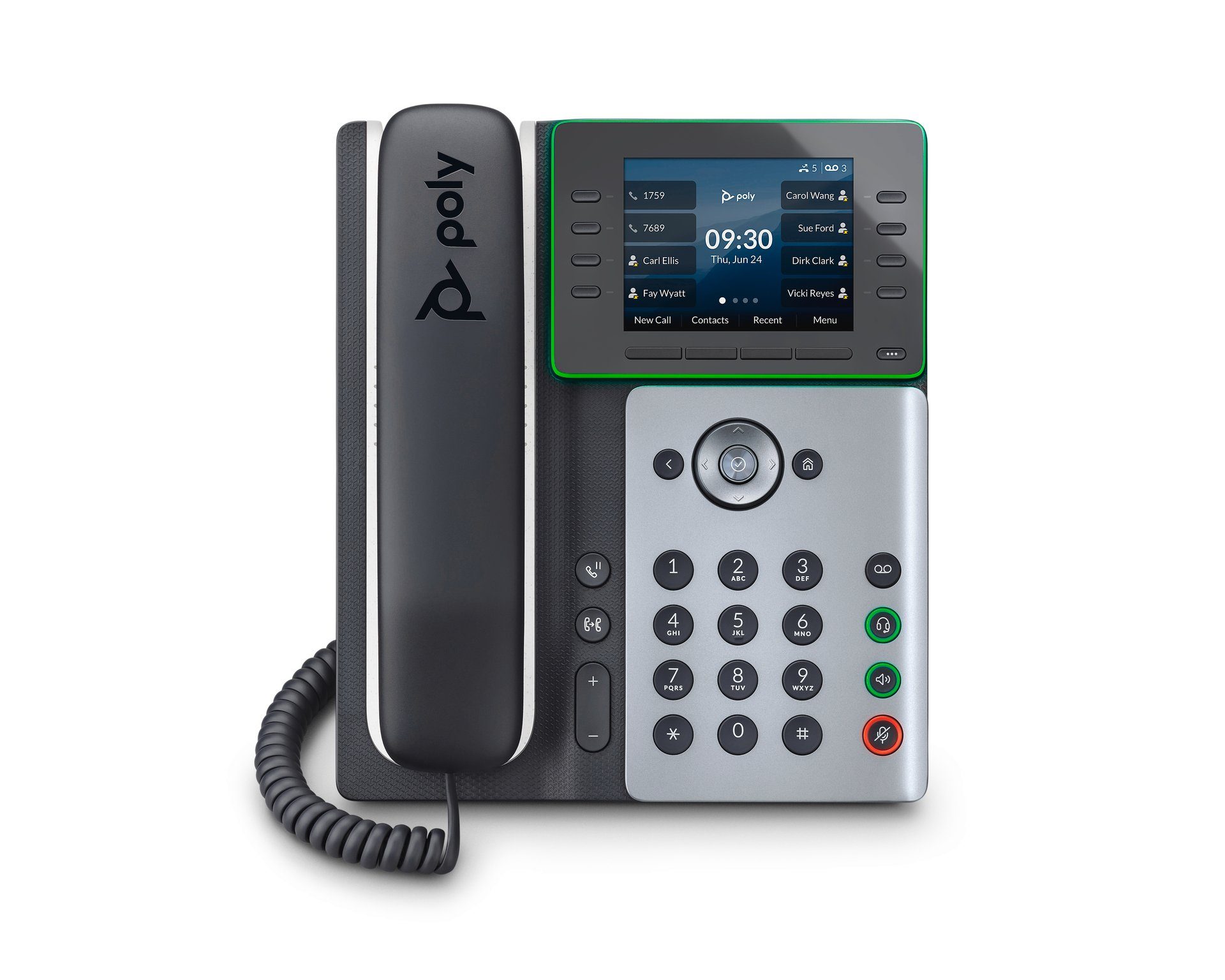 Poly Edge E350 Kabelgebundenes Telefon (LAN (Ethernet), IP Tischtelefon)