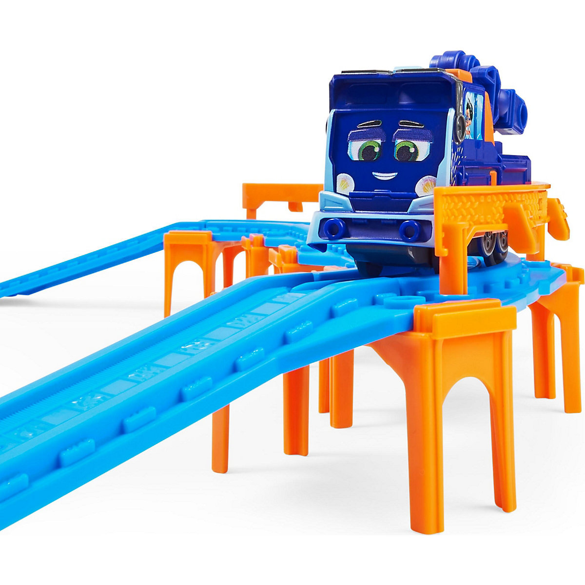 Mighty Express Schienen Set mit Push-and-Go Zug Mechaniker Milo
