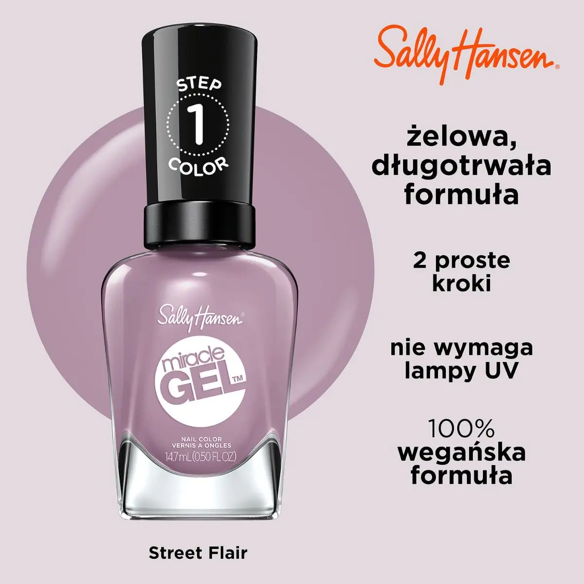 Sally Hansen Miracle Gel lak za nokte 270 Street Flair 14,7 ml