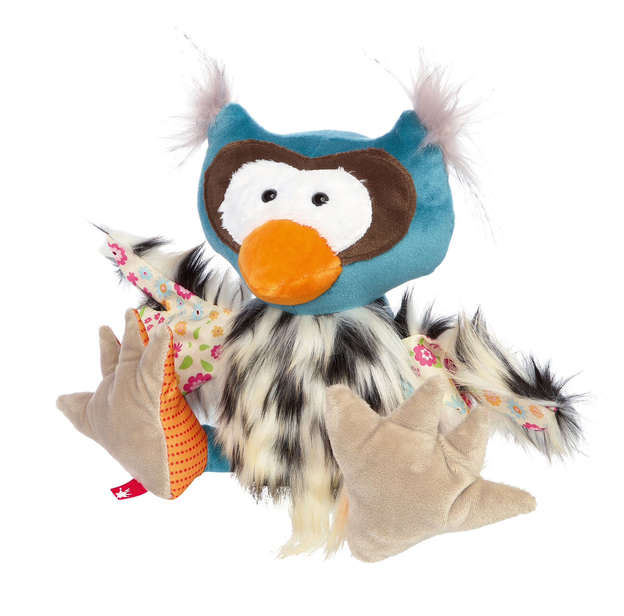 Kuscheltier Eule, Patchwork Sweety