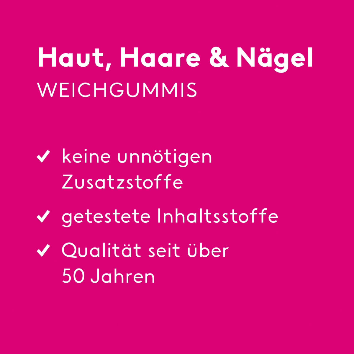 Haare, Haut & Nägel Weichgummis 60 St, 150 g