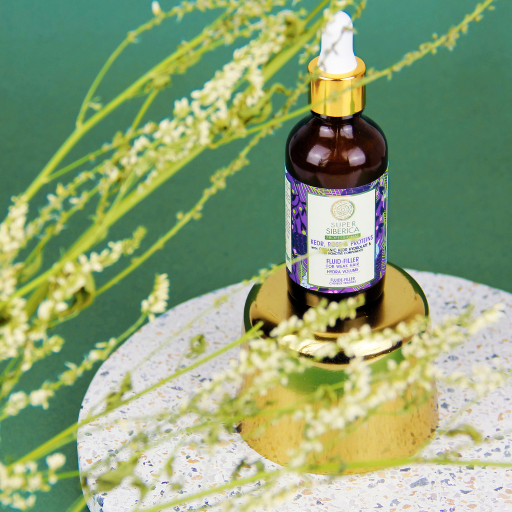 Natura Sibérica Sérum Cèdre et Rose Soin Capillaire Hydratation et Volume