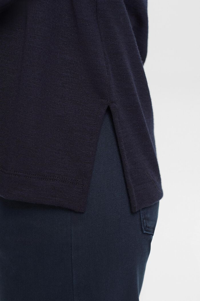 Longsleeve mit V-Ausschnitt, LENZING™ ECOVERO™